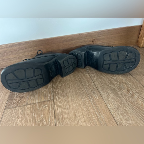 Vintage Dr. Martens leather platform oxfords Made in England size UK 5 (US 7) - Picture 5 of 6